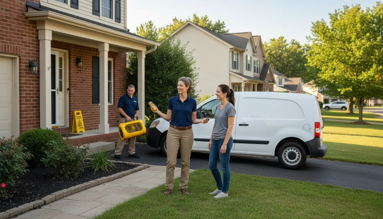 Water restoration image for Dehumidification And Cleanup Services in Olds, IA